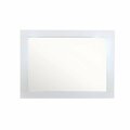 Comfortcorrect 23 in. Wood Frame Mirror, White CO2799620